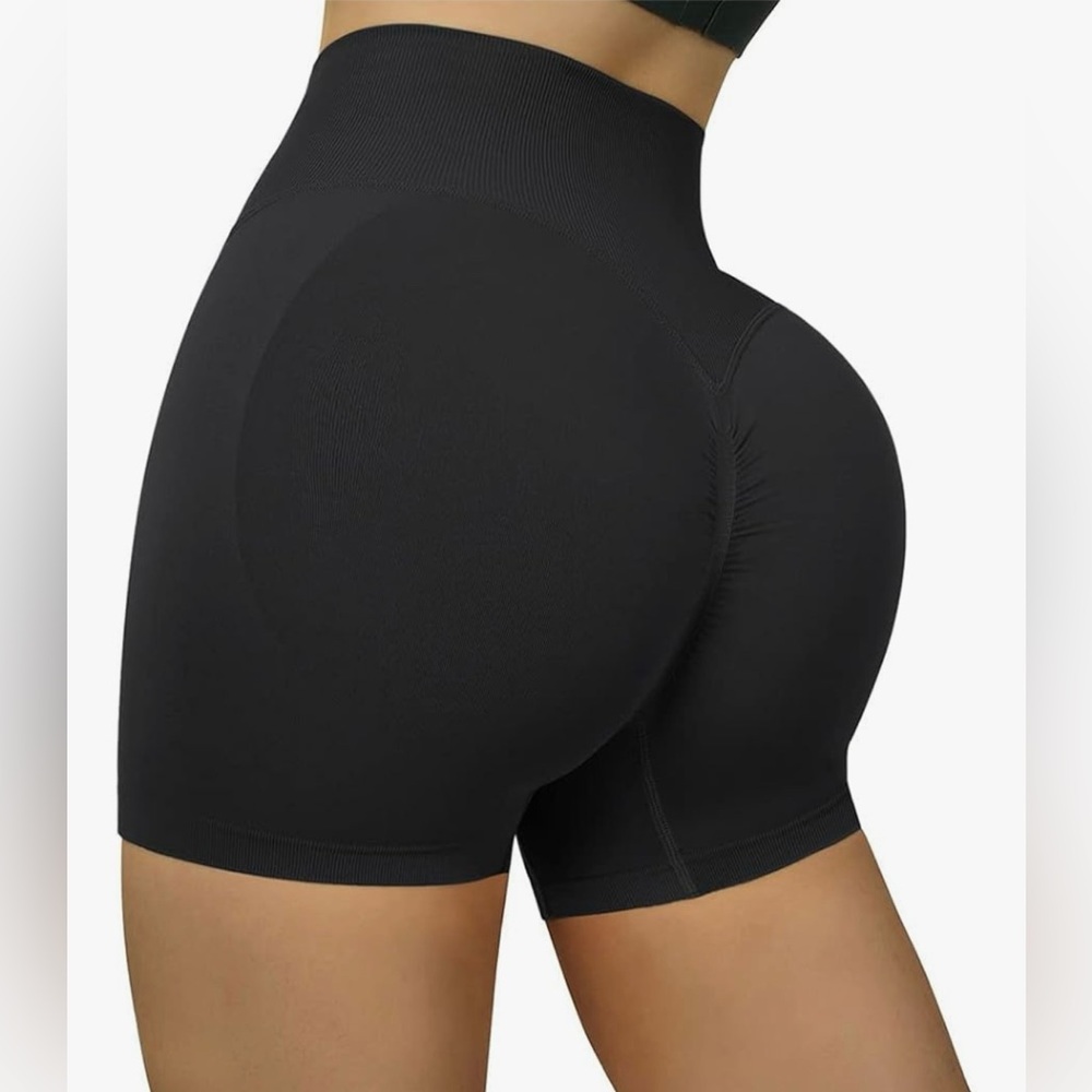 SUUKSESS Butt Scrunch 3” Spandex Shorts (Black)
